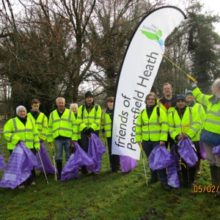 Friends of Petersfield Heath clean for the Queen