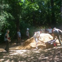 Churcher’s students restore more stretches of path on the Heath